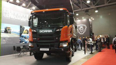 Абсолютно новый продукт в России: самосвал Scania Heavy Tipper G440 B8x4HZ с кузовом для перевозки скальных пород объемом 25 м3!!!